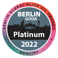 Casolí platinum Berlin Global Olive Oil Awards 2022
