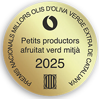 Mejor AOVE en la modalidad de Pequeños Productores, afrutado verde medio, 2025